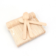 14 cm 16 cm cuillère fourchette couteau jetable bois emballage personnalisé
